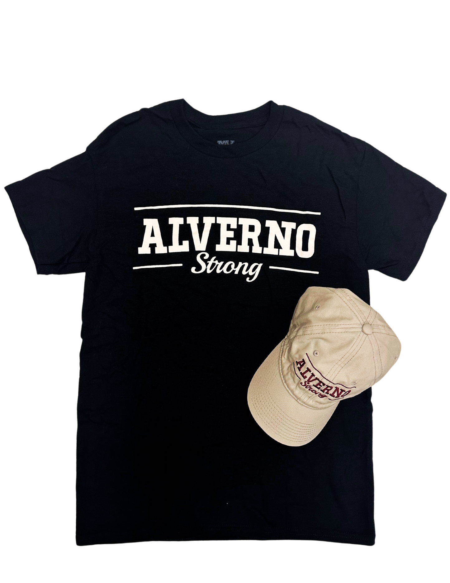 Alverno College Black Cap & Shirt Combo