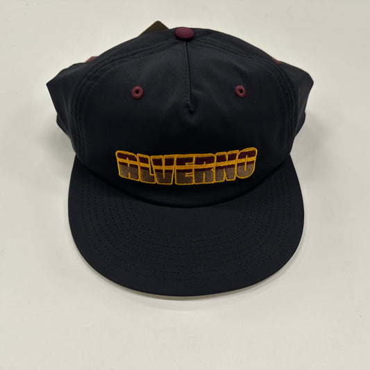Alverno College - Black, Burgundy, Gold Hat